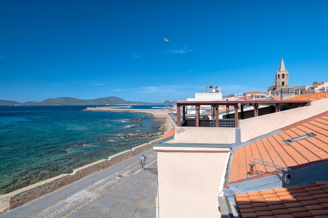Alguerhome Casa Blu Sea View Bagian luar foto