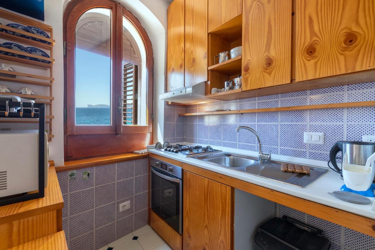 Alguerhome Casa Blu Sea View Bagian luar foto