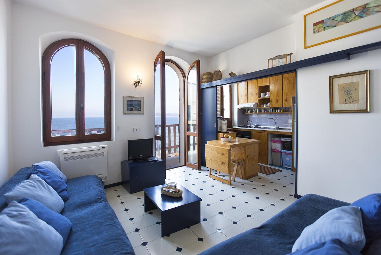 Alguerhome Casa Blu Sea View Bagian luar foto